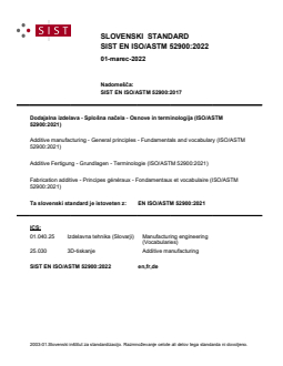 EN ISO/ASTM 52900:2022 - Page 1 preview