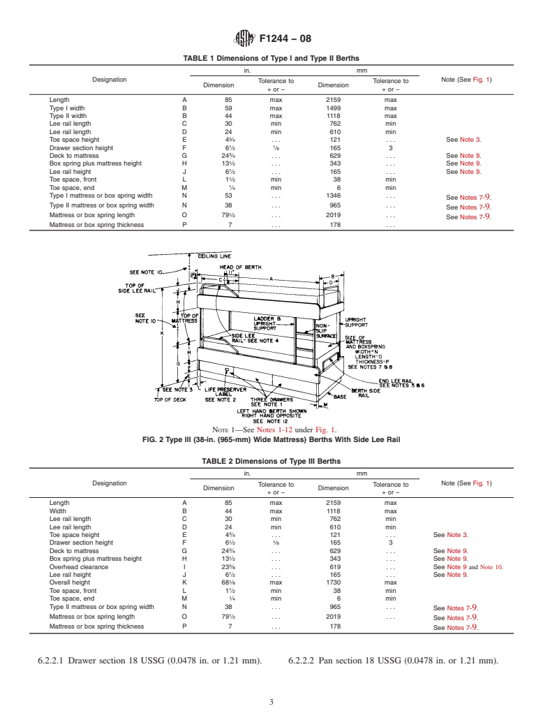 ASTM F1244-08 - Standard Specification for Berths, Marine