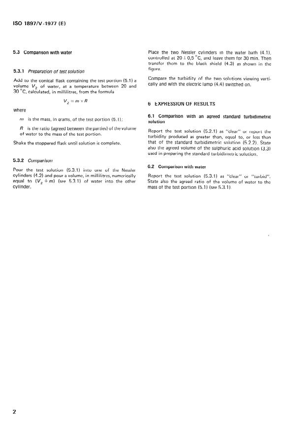 ISO 1897-5:1977 ISO 1897-5:1977 - Phenol, o-cresol, m-cresol, p-cresol, cresylic acid and xylenols for industrial use -- Methods of test - Page 4 preview