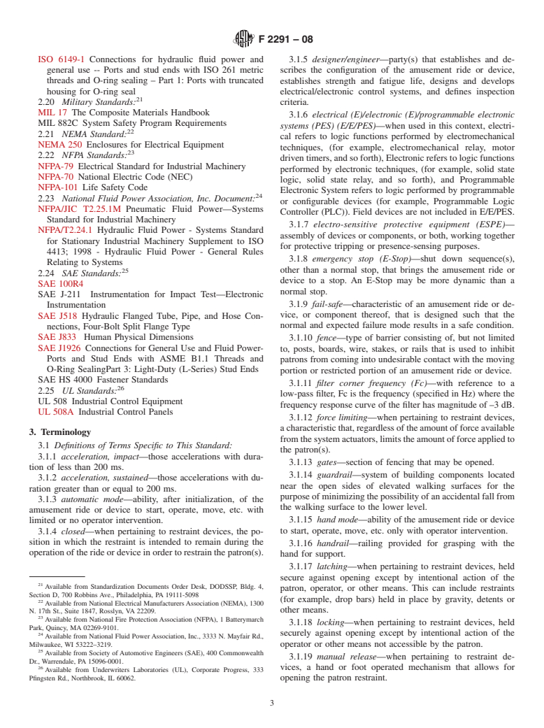 ASTM F2291-08 - Standard Practice for Design of Amusement Rides and Devices