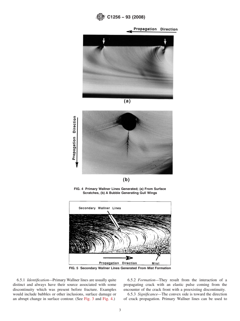 ASTM C1256-93(2008) - Standard Practice for Interpreting Glass Fracture Surface Features