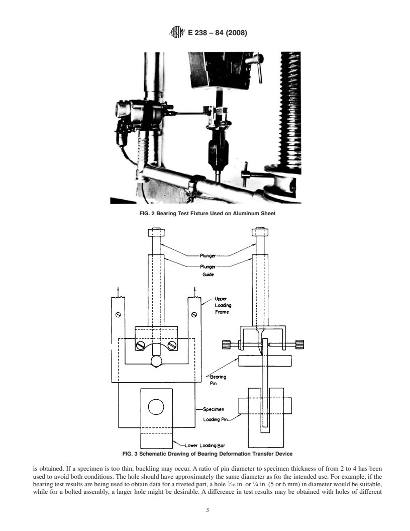 REDLINE ASTM E238-84(2008) - Standard Test Method for Pin-Type Bearing Test of Metallic Materials