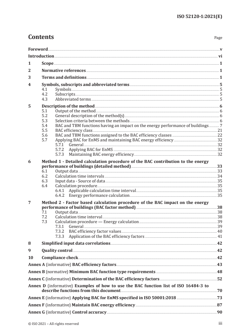 ISO 52120-1:2021 - Energy performance of buildings -- Contribution of building automation, controls and building management