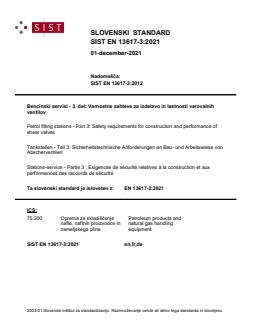 SIST EN 13617-3:2021 SIST EN 13617-3:2021 - Page 1 preview