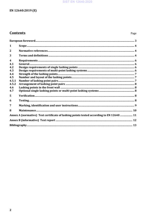 SIST EN 12640:2020 SIST EN 12640:2020 - Page 4 preview