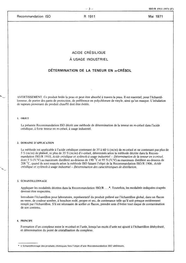 ISO/R 1911:1971 - Withdrawal of ISO/R 1911-1971
Released:12/1/1971