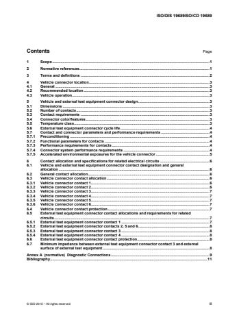 ISO 19689:2016 - Motorcycles and mopeds -- Communication between vehicle and external equipment for diagnostics -- Diagnostic connector and related electrical circuits, specification and use
