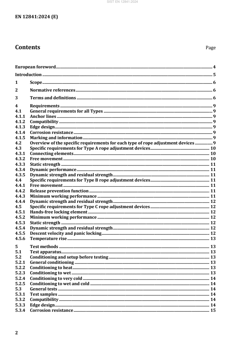 SIST EN 12841:2024 SIST EN 12841:2024 - Page 4 preview
