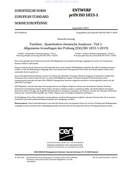 EN ISO 1833-1:2020 prEN ISO 1833-1:2019 - Page 3 preview