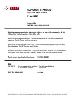 EN 1804-2:2021 - Page 1 preview