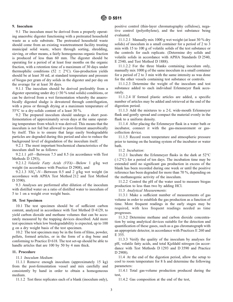 ASTM D Standard Test Method For Determining Anaerobic Biodegradation Of Plastic Materials