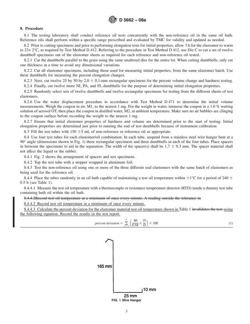 REDLINE ASTM D5662-08a - Standard Test Method for Determining Automotive Gear Oil Compatibility with Typical Oil Seal Elastomers