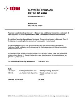 SIST EN 351-2:2023 SIST EN 351-2:2023 - Page 1 preview