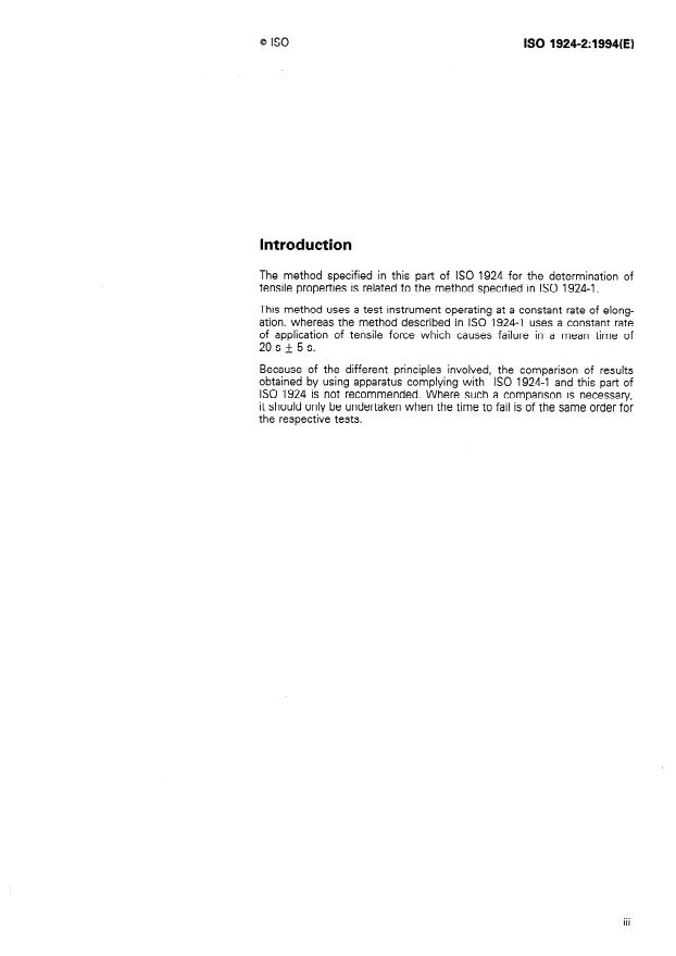 ISO 1924-2:1994 - Paper and board -- Determination of tensile properties