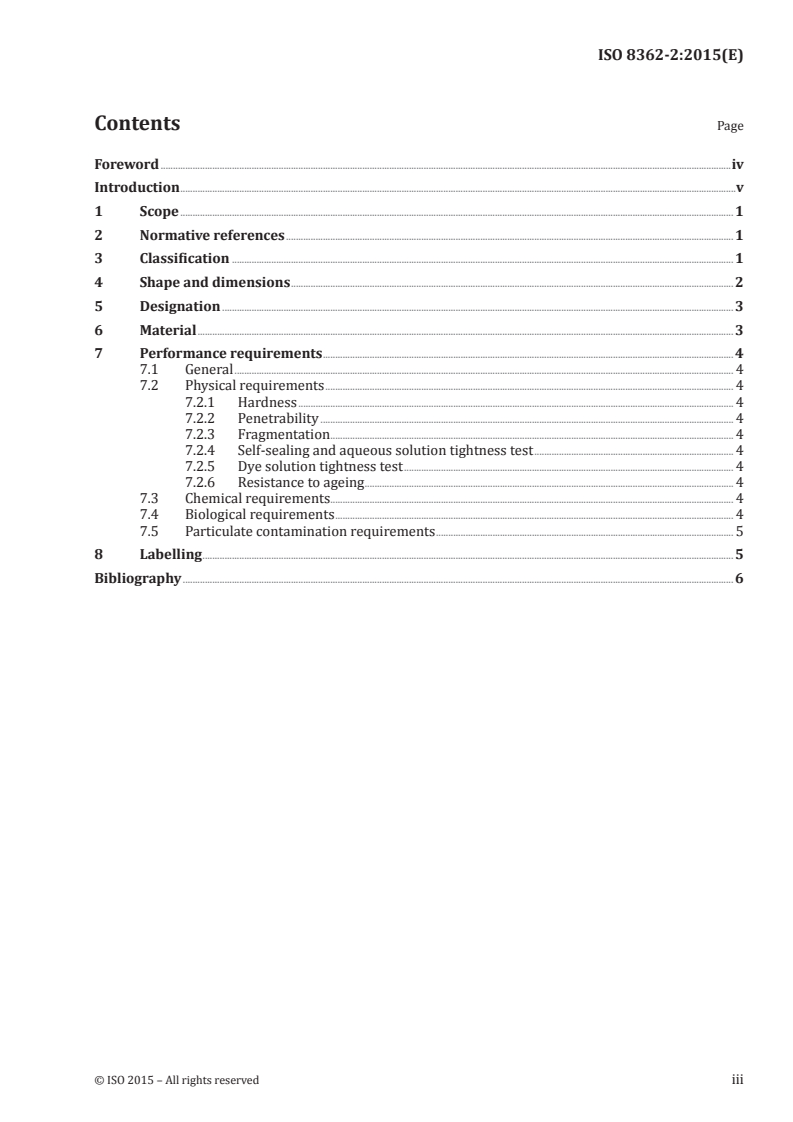 ISO 8362-2:2015 - Injection containers and accessories — Part 2: Closures for injection vials
Released:9/30/2015