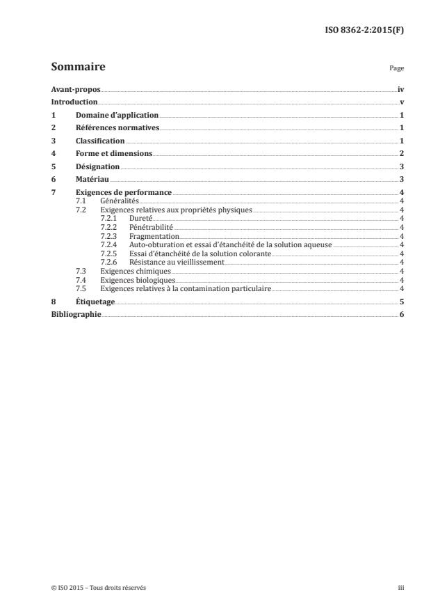 ISO 8362-2:2015 - Récipients et accessoires pour produits injectables