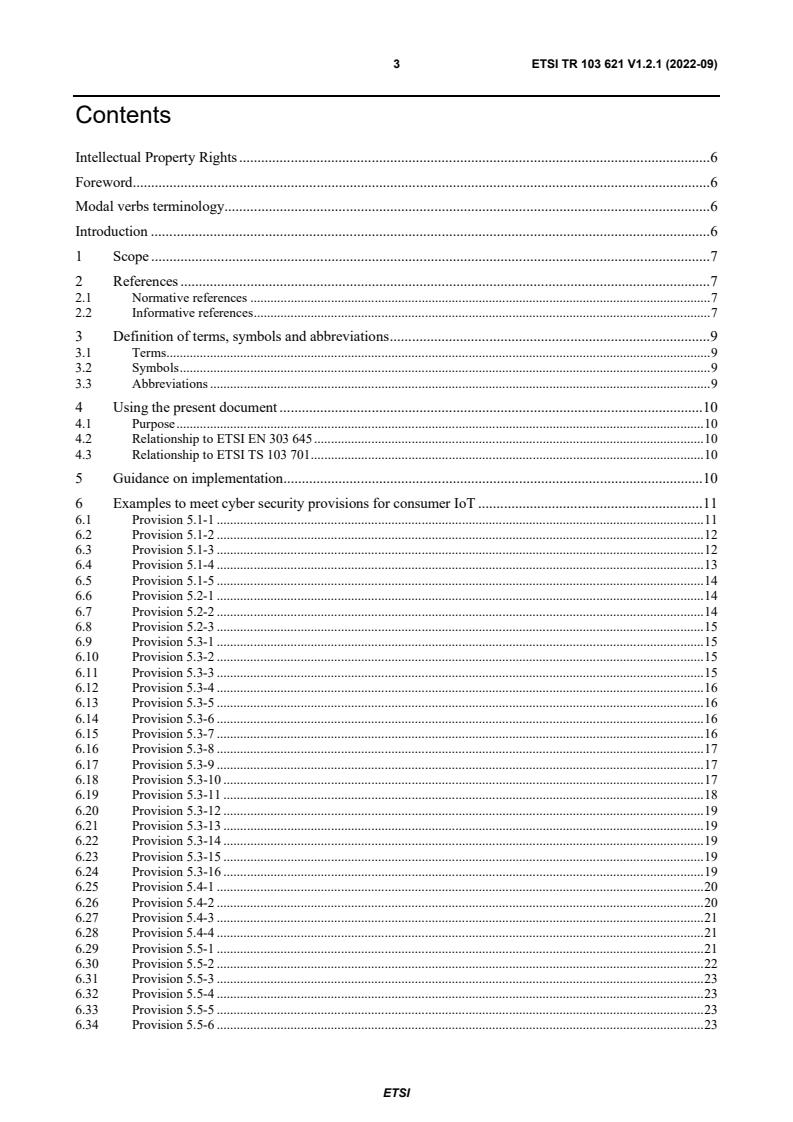 ETSI TR 103 621 V1.2.1 (2022-09) - Guide to Cyber Security for Consumer Internet of Things