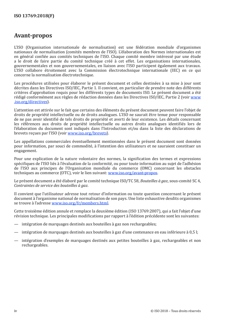 ISO 13769:2018 ISO 13769:2018 - Bouteilles à gaz — Marquage
Released:7/4/2018 - Page 4 preview