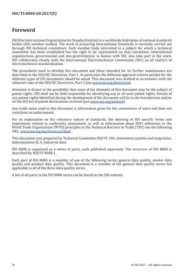 ISO/TS 8000-60:2017 ISO/TS 8000-60:2017 - Data quality - Page 4 preview