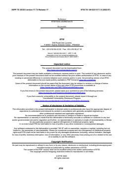 ETSI TS 129 523 V17.7.0 (2022-07) - 5G; 5G System; Policy Control Event Exposure Service; Stage 3 (3GPP TS 29.523 version 17.7.0 Release 17) - Page 2 preview