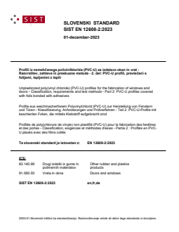 EN 12608-2:2023 - Page 1 preview