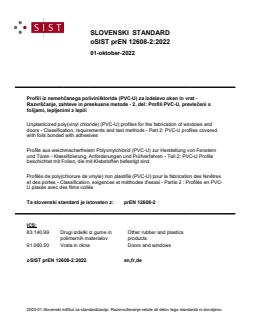 prEN 12608-2:2022 - Page 1 preview