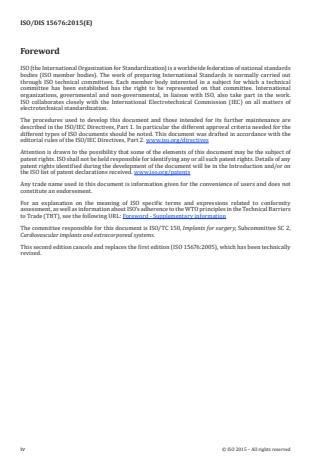 ISO 15676:2016 ISO 15676:2016 - Cardiovascular implants and artificial organs -- Requirements for single-use tubing packs for cardiopulmonary bypass and extracorporeal membrane oxygenation (ECMO) - Page 4 preview