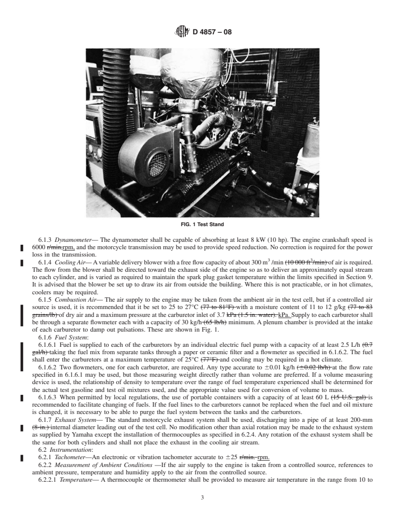 REDLINE ASTM D4857-08 - Standard Test Method for Determination of the Ability of Lubricants to Minimize Ring Sticking and Piston Deposits in Two-Stroke-Cycle Gasoline Engines Other Than Outboards