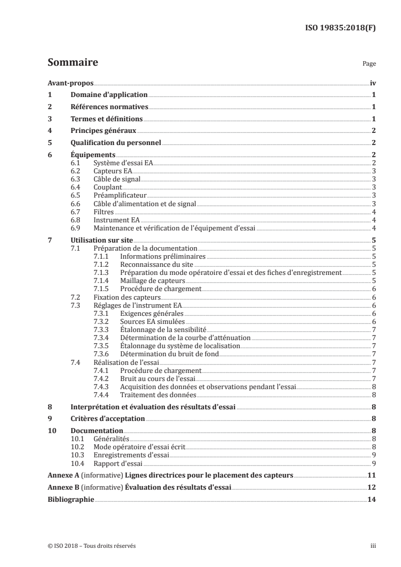 ISO 19835:2018 - Essais non destructifs — Essais d'émission acoustique — Structures en acier des ponts roulants et des portiques
Released:5/29/2018
