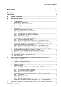 ISO 14644-16:2019 - Salles propres et environnements maîtrisés apparentés — Partie 16: Efficacité énergétique dans les salles propres et les dispositifs séparatifs
Released:5/24/2019 - Page 3 preview