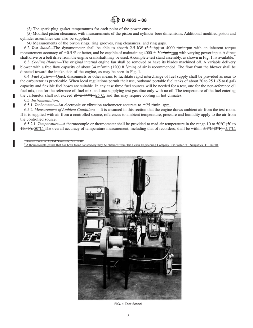 REDLINE ASTM D4863-08 - Standard Test Method for Determination of Lubricity of Two-Stroke-Cycle Gasoline Engine Lubricants