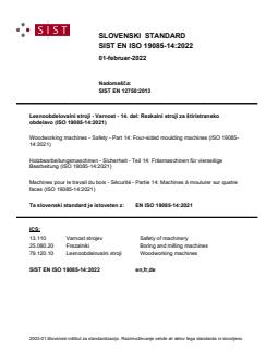 EN ISO 19085-14:2021 EN ISO 19085-14:2022 - Page 1 preview