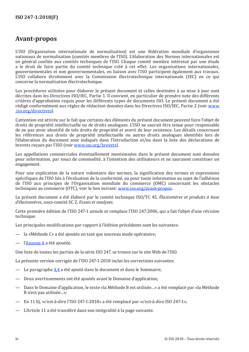 ISO 247-1:2018 ISO 247-1:2018 - Caoutchouc — Détermination du taux de cendres — Partie 1: Technique de combustion sèche
Released:10/9/2018 - Page 4 preview