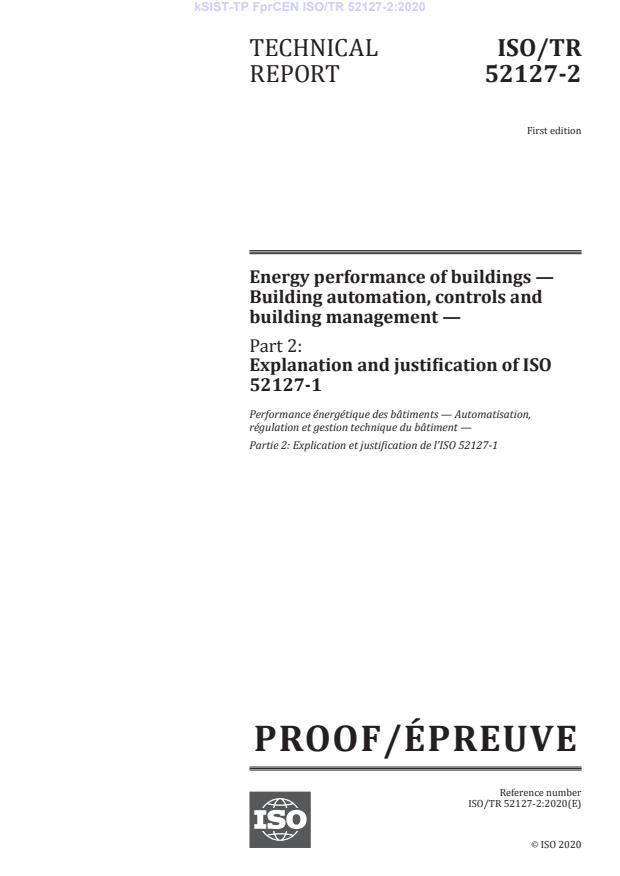 CEN ISO/TR 52127-2:2021 - Energy performance of buildings - Building  automation, controls and