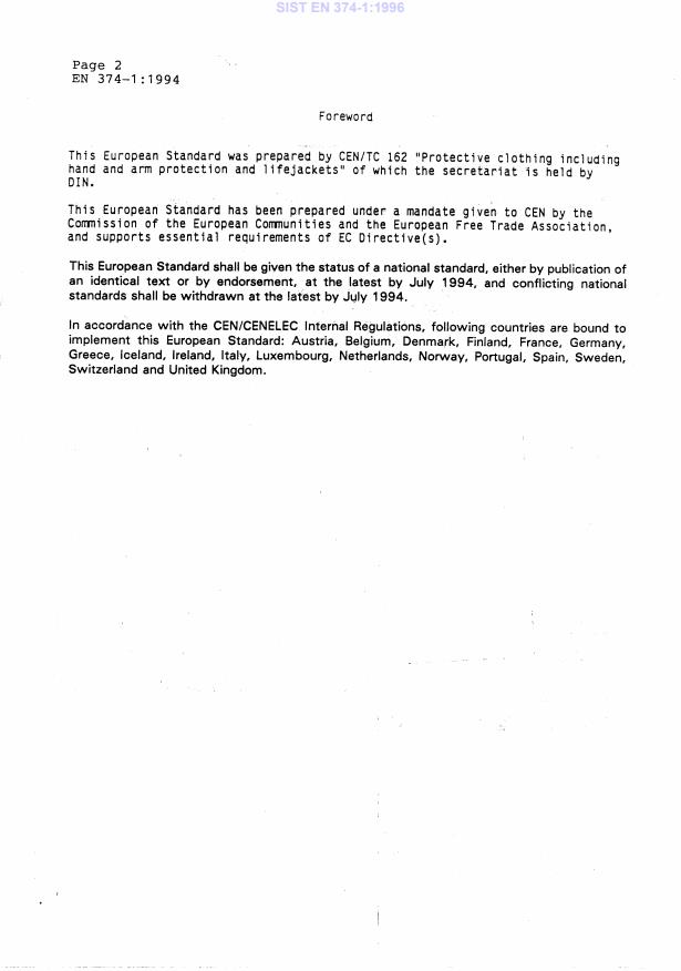 EN 374-1:1994 EN 374-1:1996 - Page 4 preview