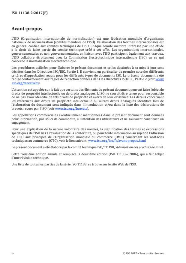 ISO 11138-2:2017 ISO 11138-2:2017 - Stérilisation des produits de santé -- Indicateurs biologiques - Page 4 preview