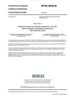 EN IEC 60255-26:2025 - Page 3 preview