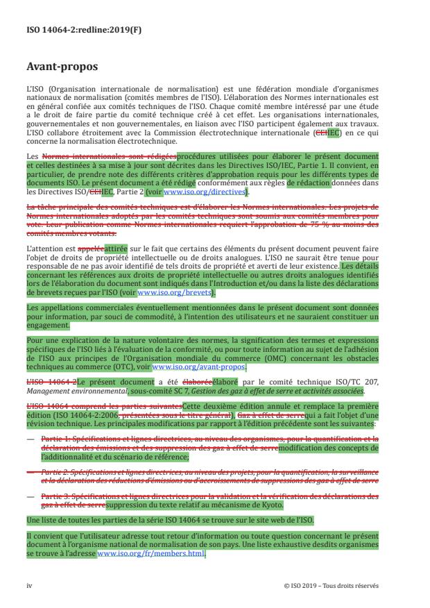 ISO 14064-2:2019 REDLINE ISO 14064-2:2019 - Gaz a effet de serre - Page 4 preview