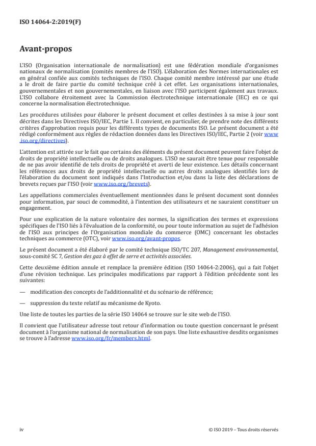 ISO 14064-2:2019 ISO 14064-2:2019 - Gaz a effet de serre - Page 4 preview