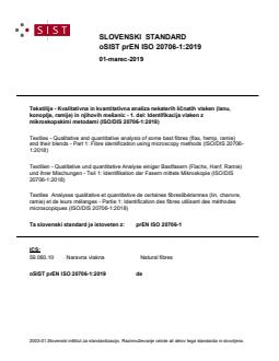SIST EN ISO 20706-1:2020 oSIST prEN ISO 20706-1:2019 - BARVE - Page 1 preview