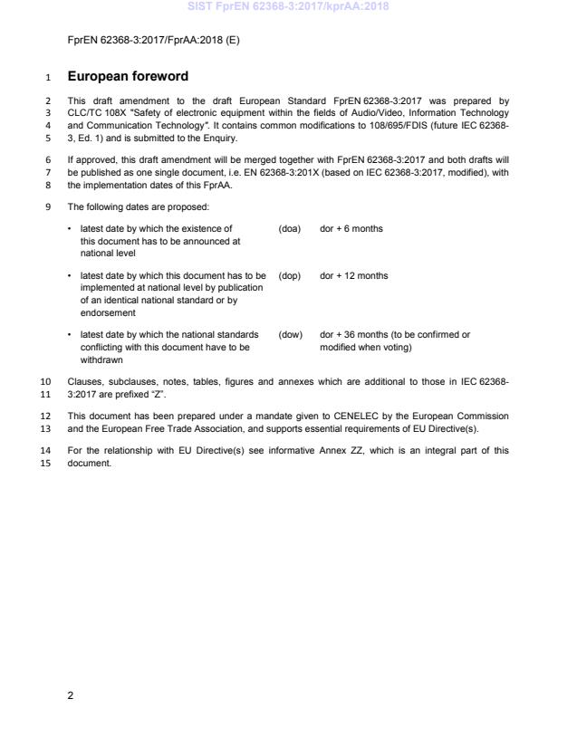 SIST FprEN 62368-3:2017/kprAA:2018 SIST FprEN 62368-3:2017/kprAA:2018 - Page 4 preview