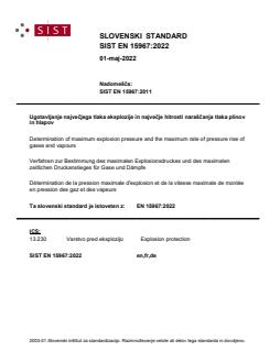 SIST EN 15967:2022 SIST EN 15967:2022 - Page 1 preview
