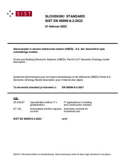 EN 50090-6-2:2022 - BARVE - Page 1 preview