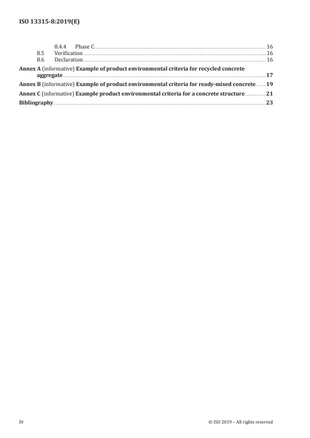 ISO 13315-8:2019 ISO 13315-8:2019 - Environmental management for concrete and concrete structures - Page 4 preview