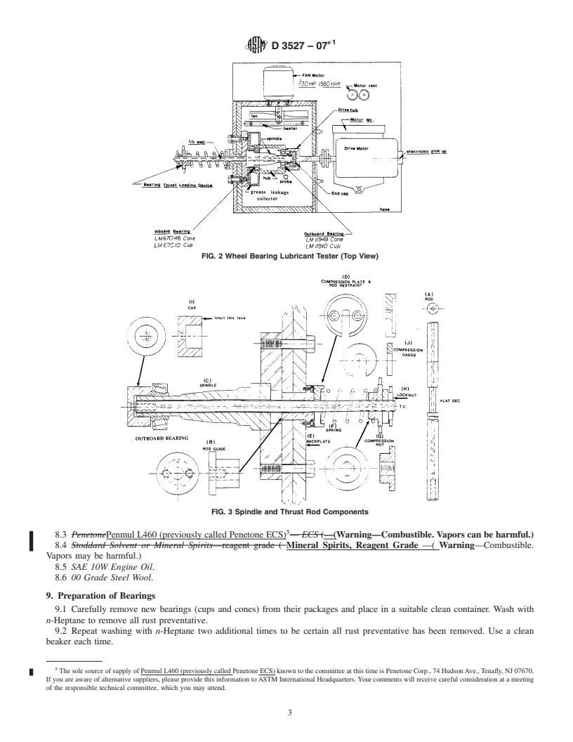 REDLINE ASTM D3527-07e1 - Standard Test Method for Life Performance of Automotive Wheel Bearing Grease