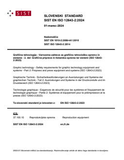 SIST EN ISO 12643-2:2024 - Page 1 preview