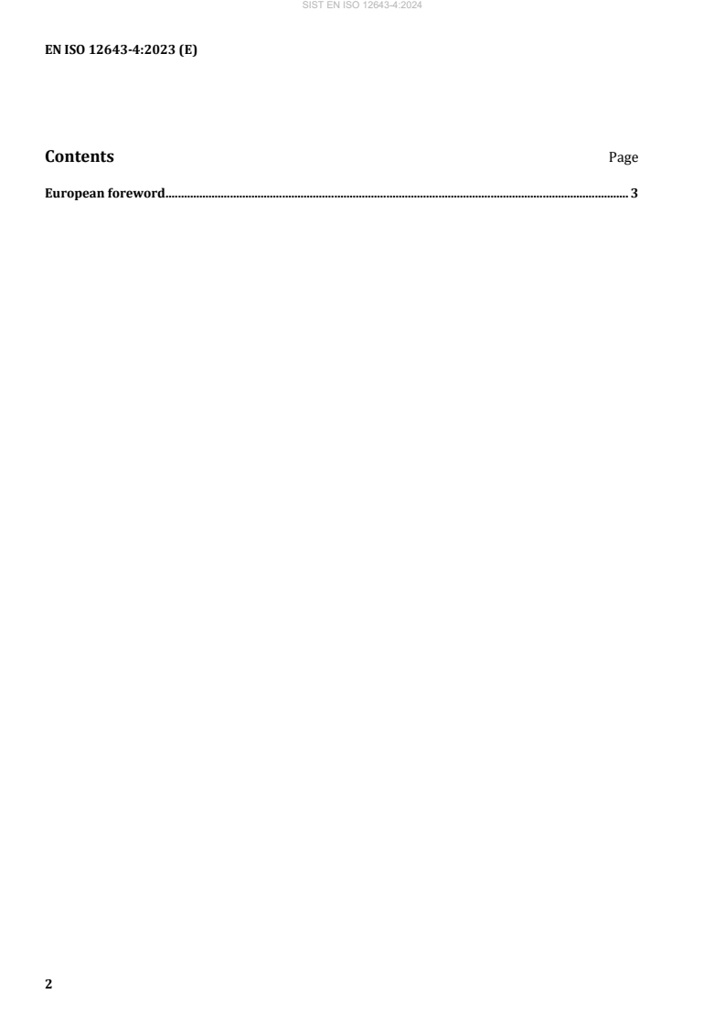 SIST EN ISO 12643-4:2024 SIST EN ISO 12643-4:2024 - Page 4 preview