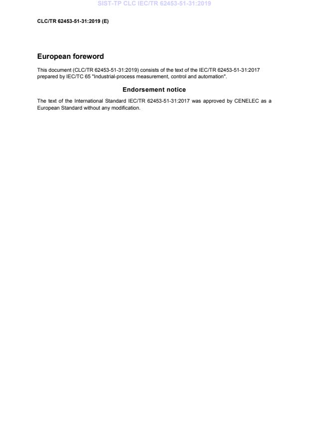 CLC/TR 62453-51-31:2019 TP CLC IEC/TR 62453-51-31:2019 - BARVE - Page 4 preview