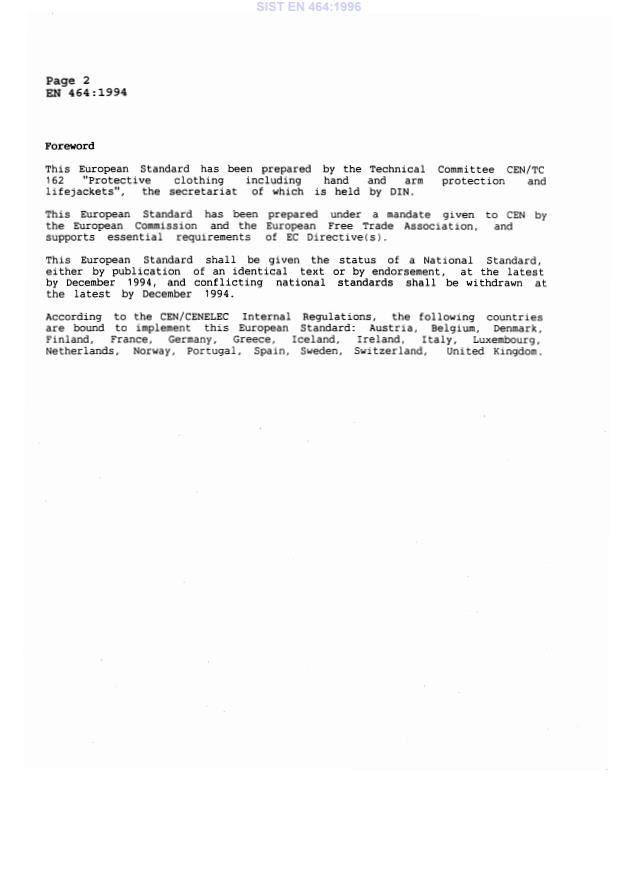 EN 464:1994 EN 464:1996 - Page 4 preview