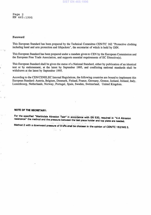 EN 465:1995 EN 465:1996 - Page 4 preview